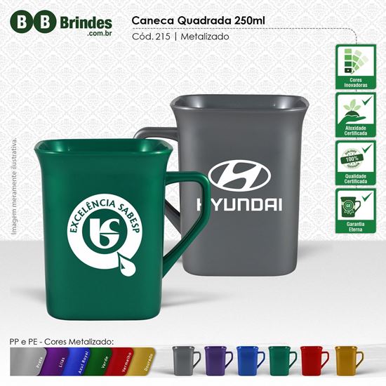 Imagem de Caneca quadrada 250ml