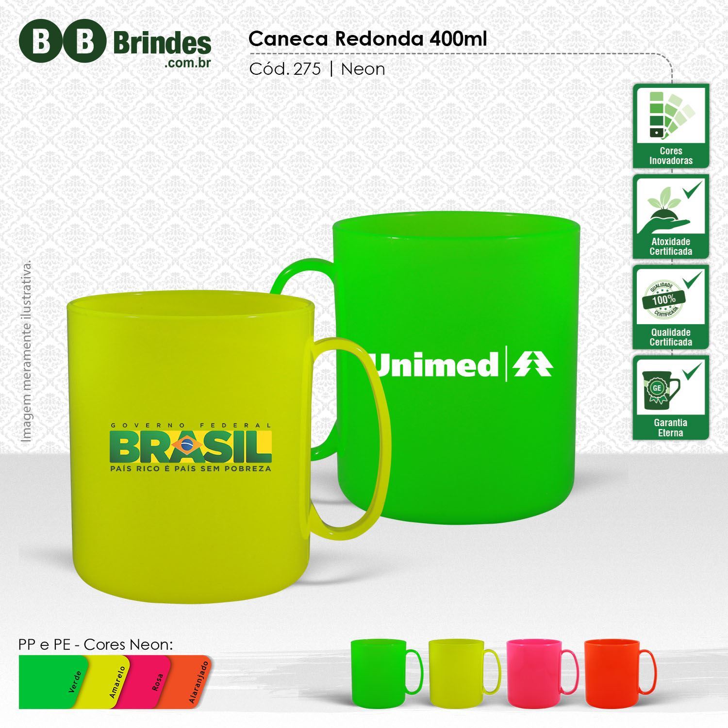 Imagem de Caneca redonda 400ml