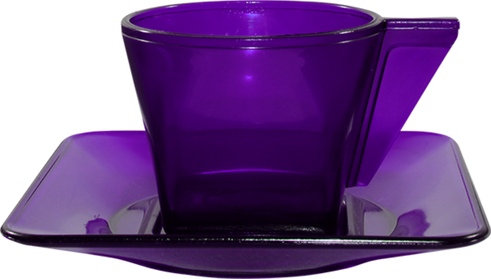 Imagem de Conjunto Xícara e Pires 50 mL - PS CRISTAL