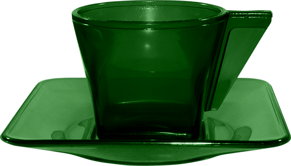 Imagem de Conjunto Xícara e Pires 50 mL - PS CRISTAL