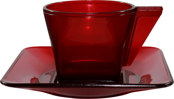 Imagem de Conjunto Xícara e Pires 50 mL - PS CRISTAL