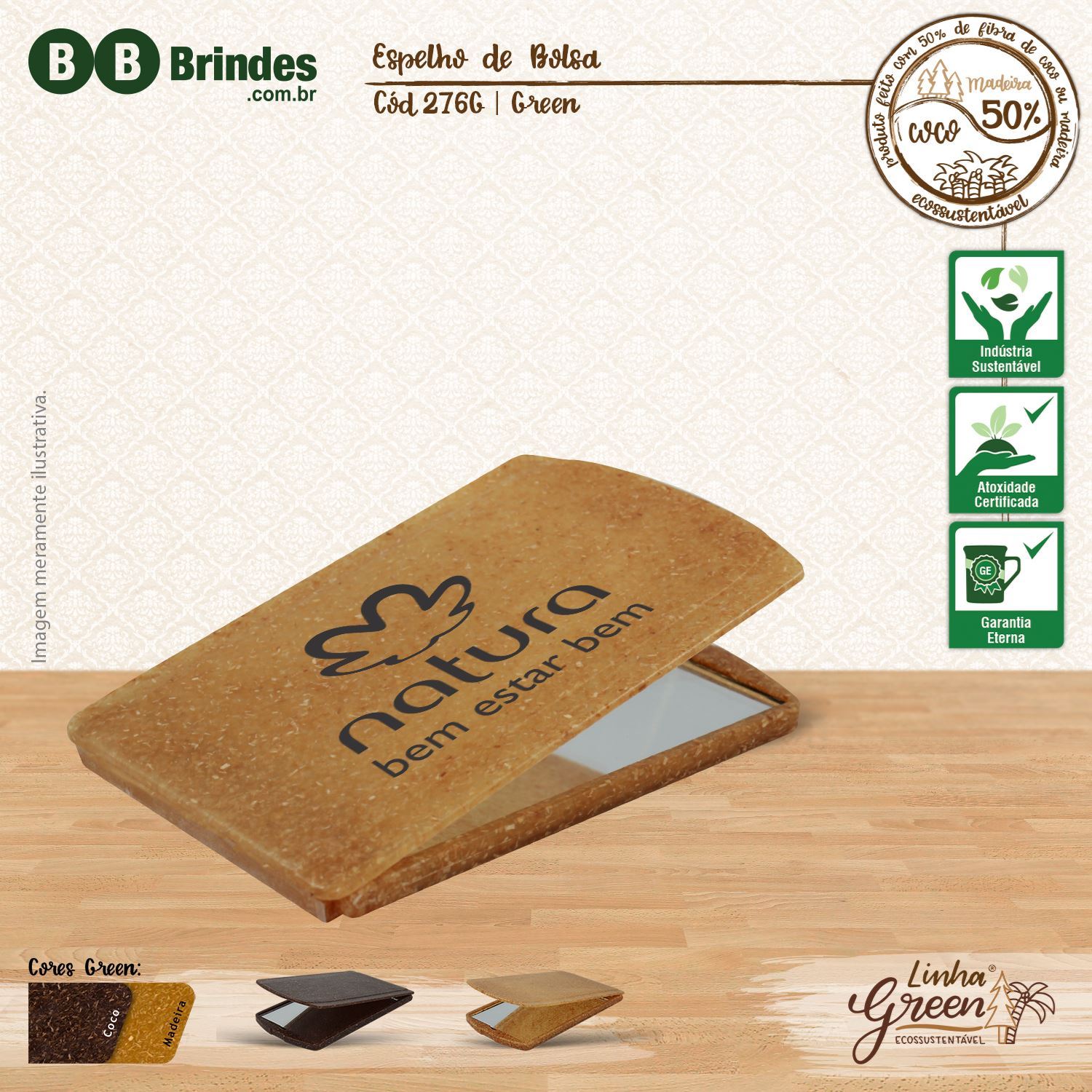 Imagem de Espelho de bolsa - Linha Green