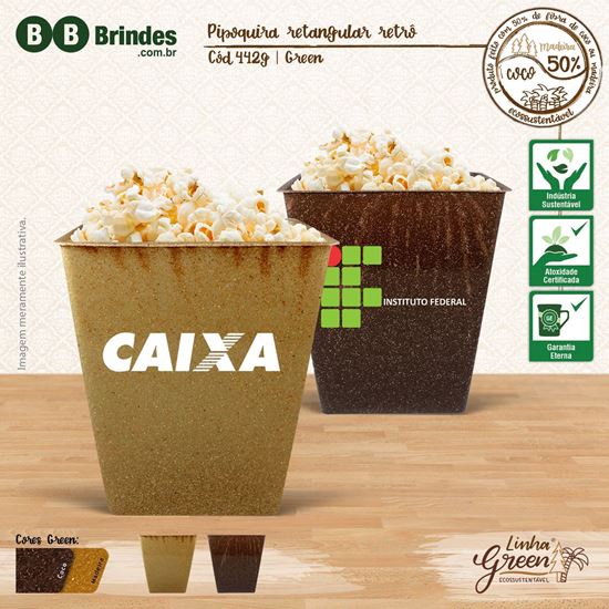 Imagem de Pipoqueira Retangular Retro 2,5LT