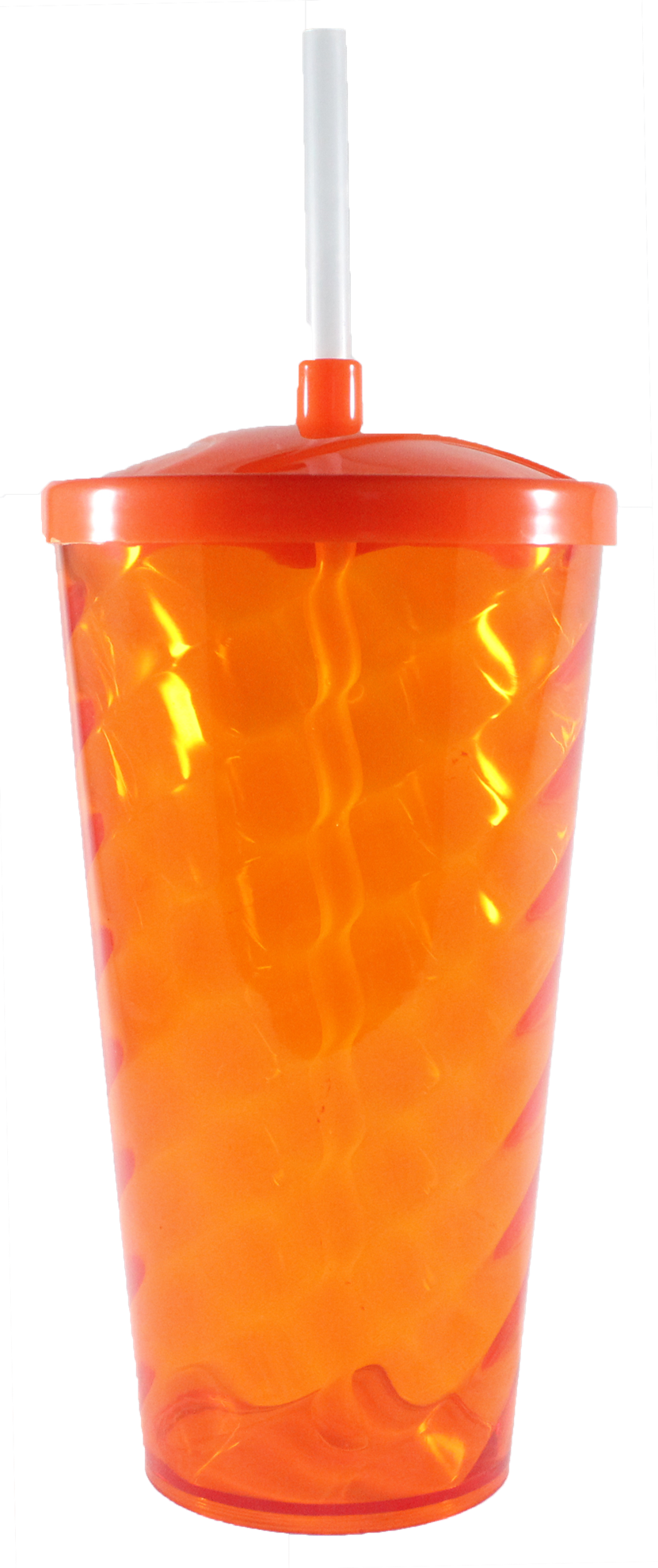 Imagem de Copo Twist Cristal 600ml com Tampa e Canudo