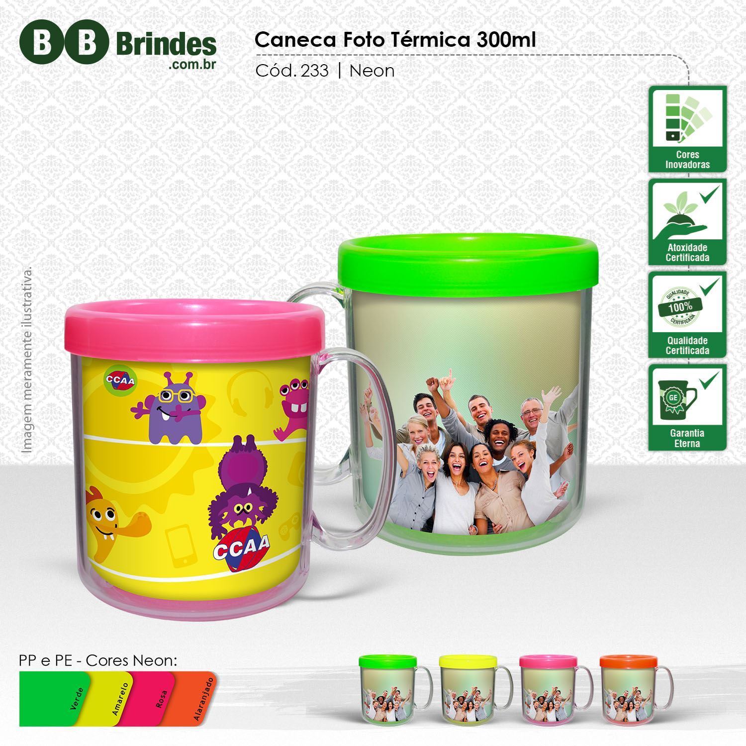 Imagem de Foto Caneca térmica 300ml