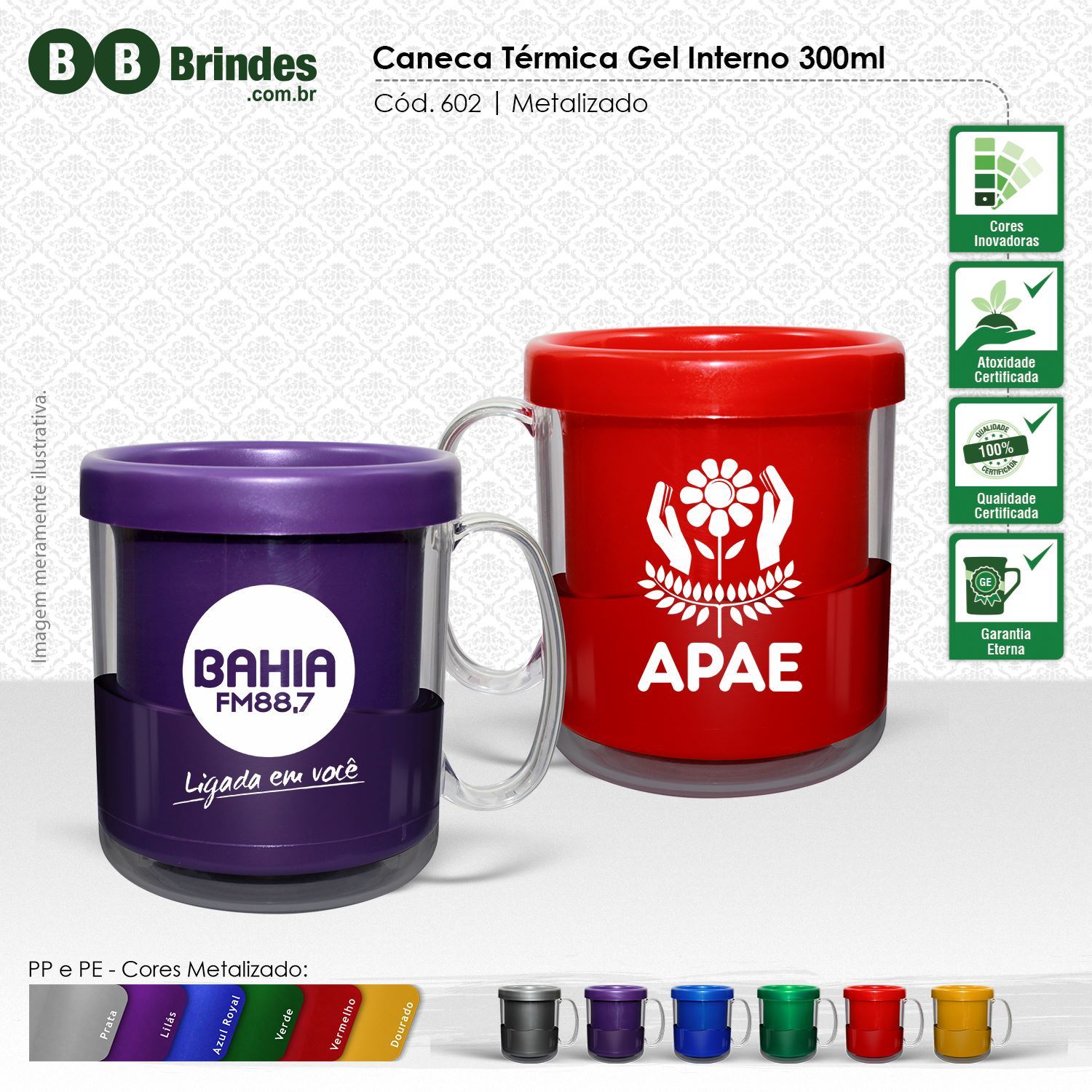 Imagem de Caneca Térmica Gel 300mL