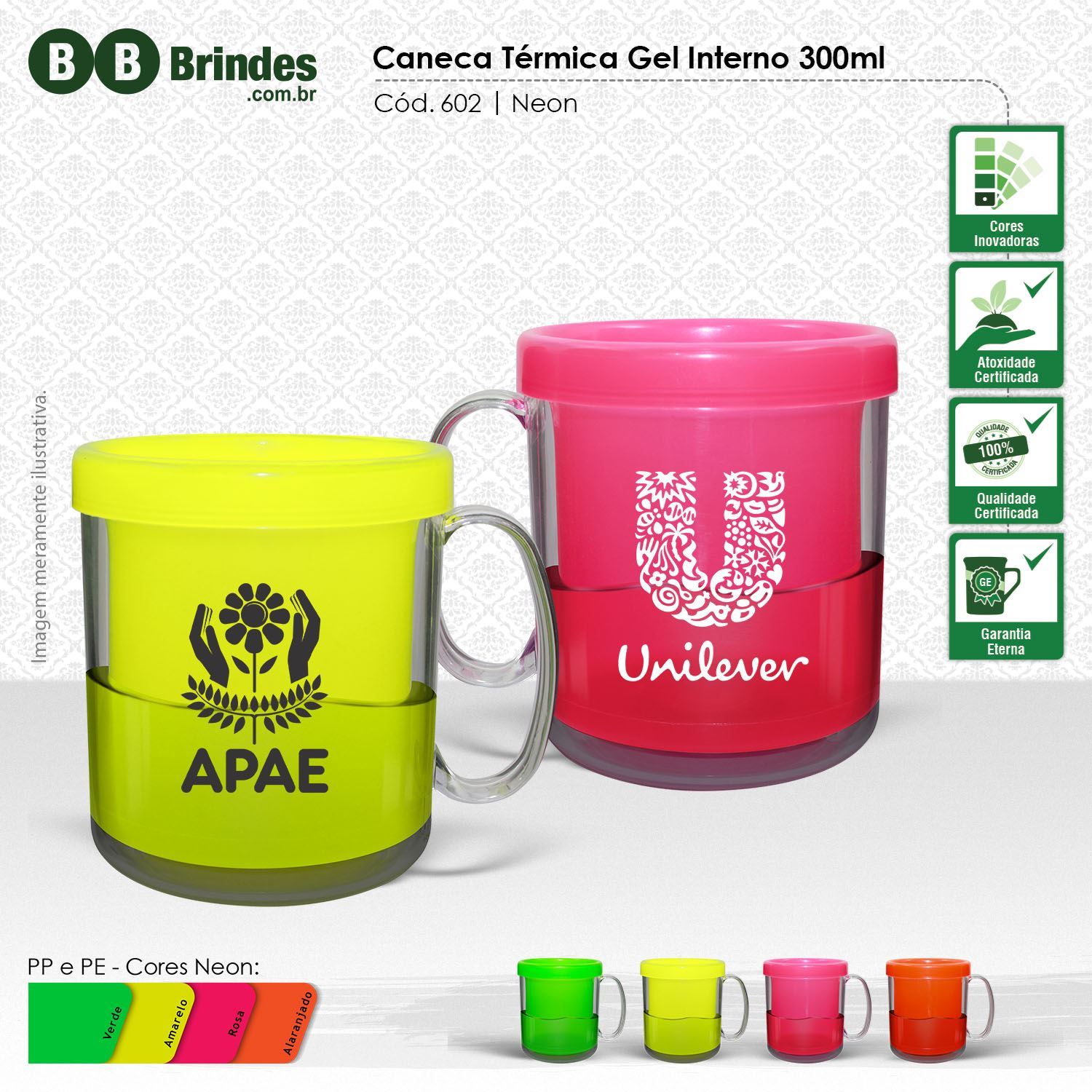 Imagem de Caneca Térmica Gel 300mL