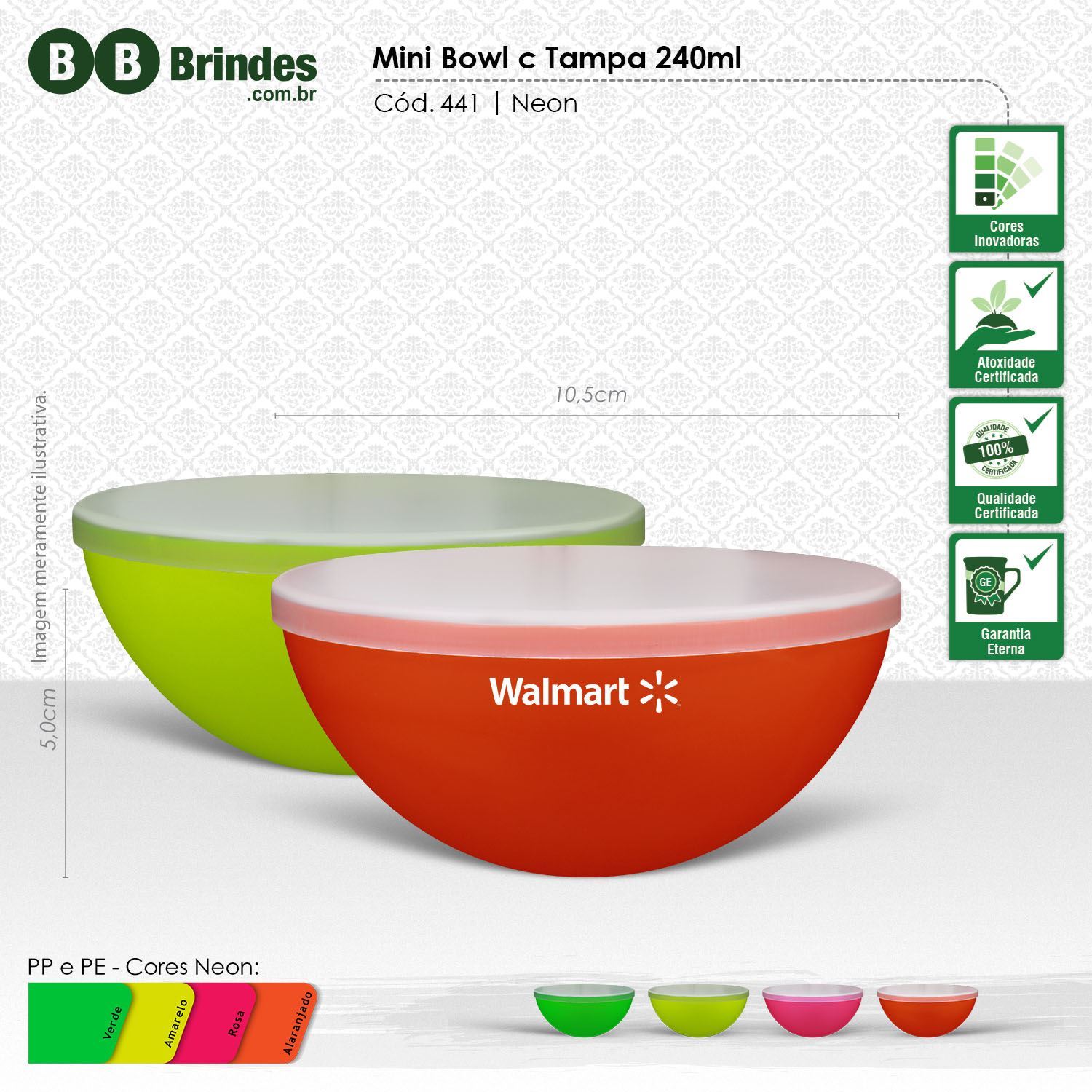 Imagem de Mini Bowl 240mL com tampa