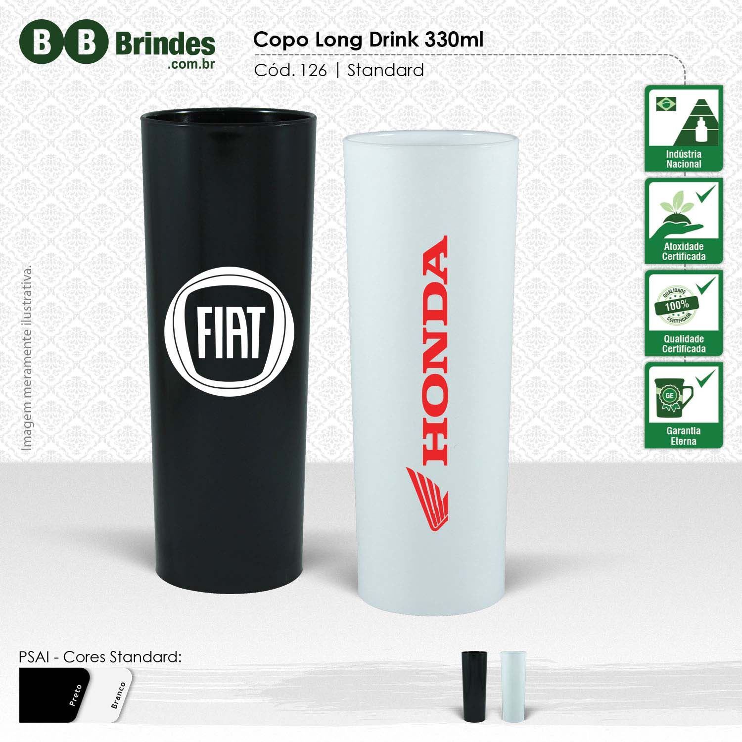Imagem de COPO LONG DRINK 330mL PS