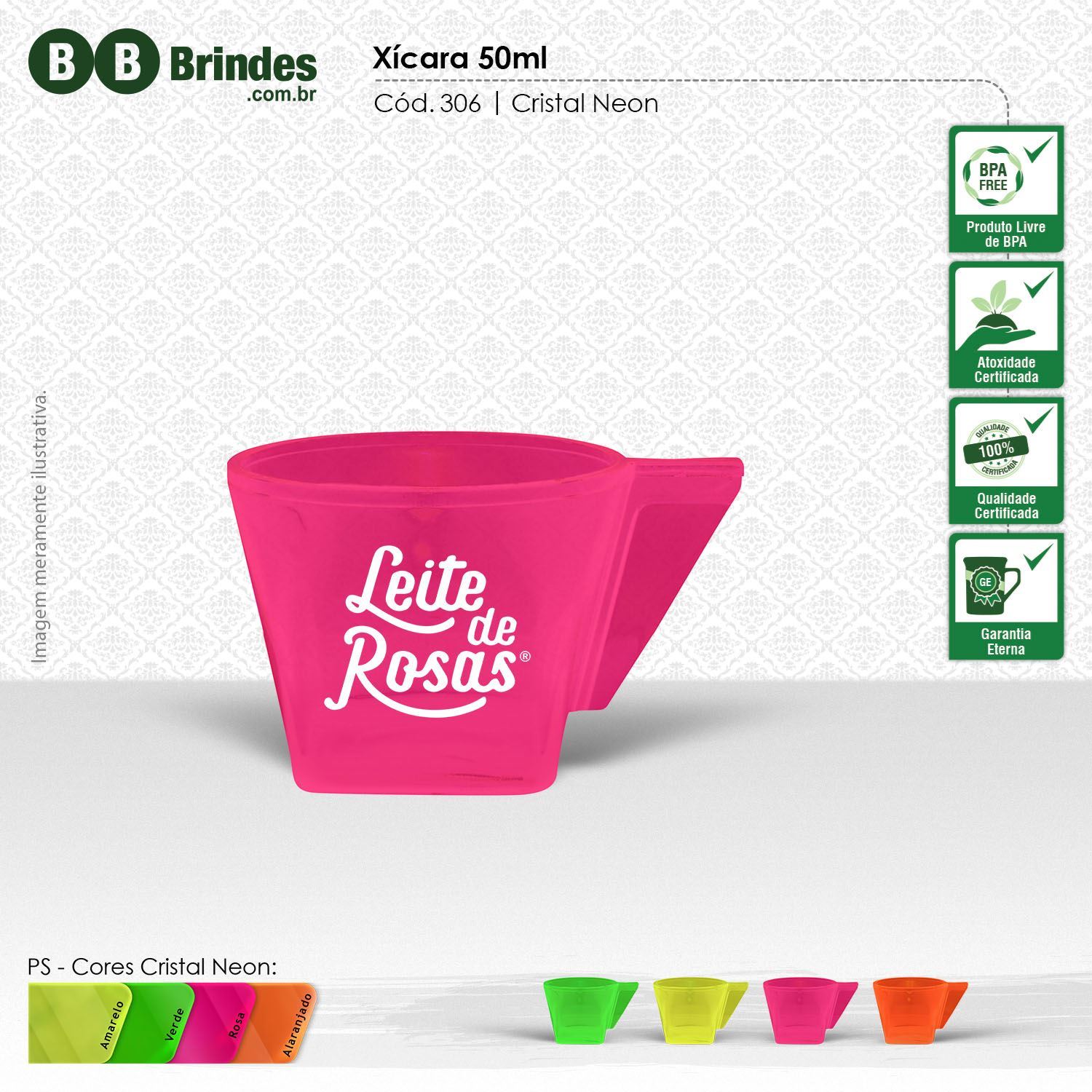 Imagem de Xícara Café CRISTAL 50mL - PS CRISTAL