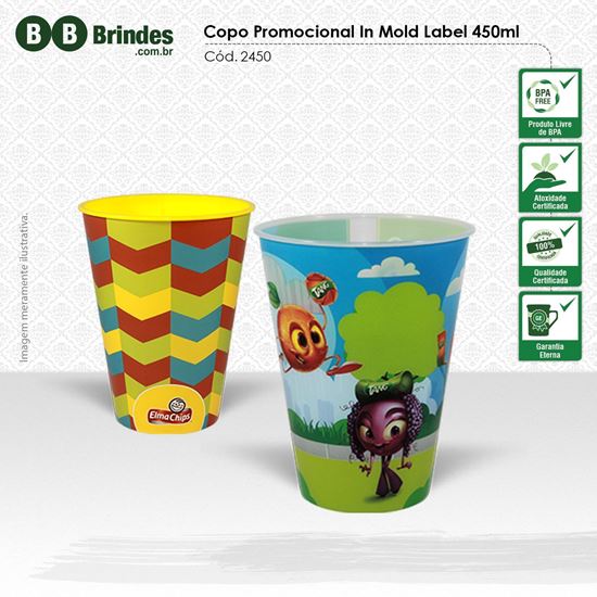 Imagem de Copo Promocional in Mold Label 400mL
