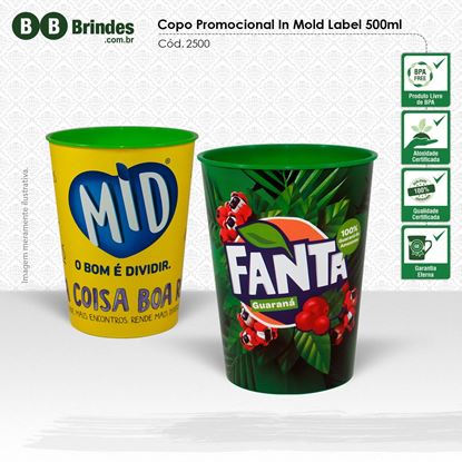 Imagem de Copo Promocional in Mold Label 500mL