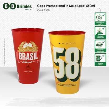 Imagem de Copo Promocional in Mold Label 550mL