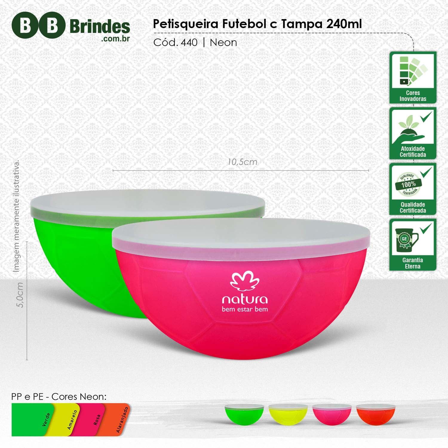 Imagem de Petisqueira Futebol PP com Tampa