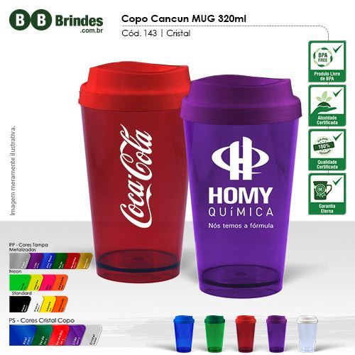 Imagem de Copo Cancun Cristal MUG 320ml