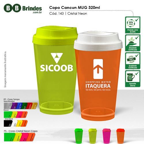 Imagem de Copo Cancun Cristal MUG 320ml